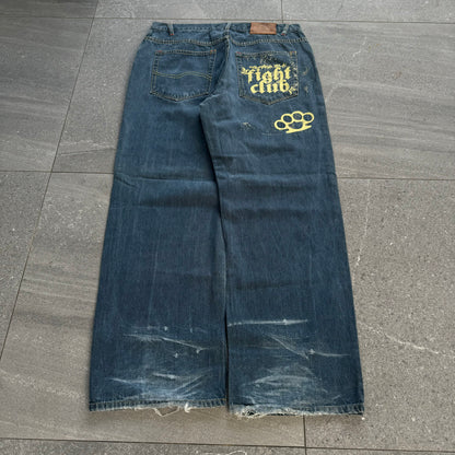 fight club jeans wtf where is my mind oooooooh - 36x32”