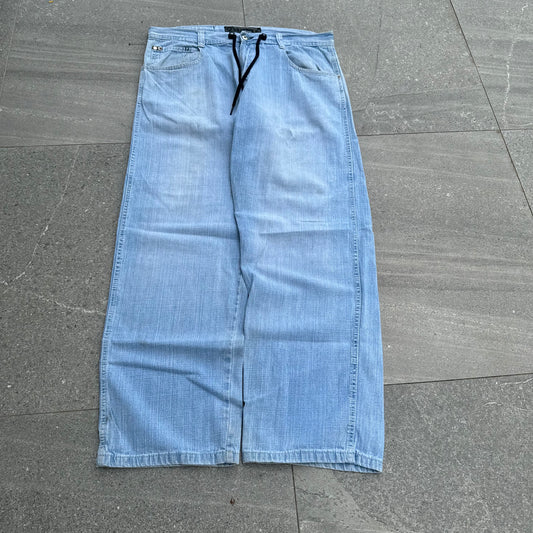 drawstring southpoles (u can literally wear these as any size) - 38x33”