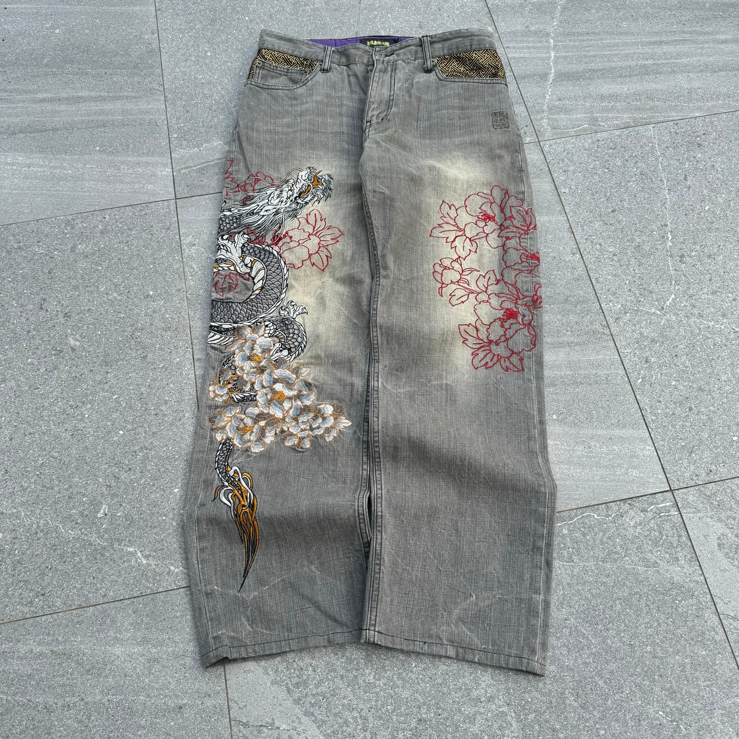 GRAIL karakuri blacklabel jeans - 34x30”