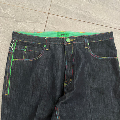 OJ embroidered jeans - 36x28”