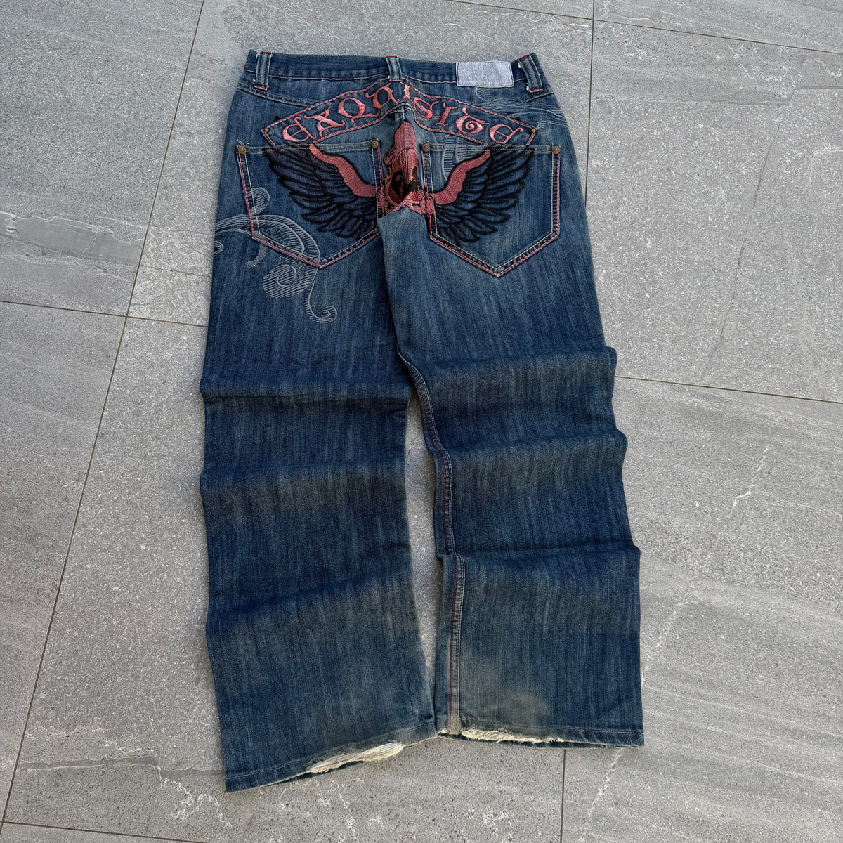 grail imperious jeans (actually impossible to find) - 34x32”