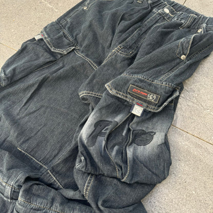 god tier PJ surf jeans (zips into jorts!) 35x30”