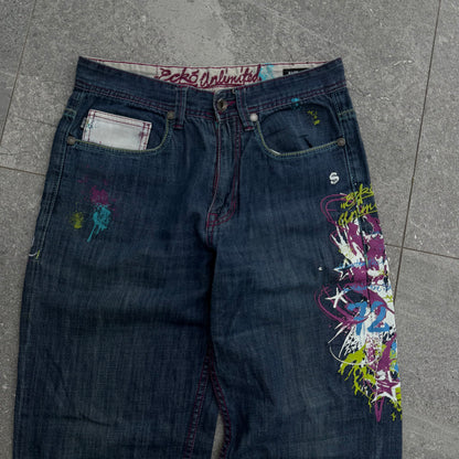 nuttttty ecko bootcuts - 32x30”