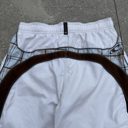 japanese plaid panelled oneills - 33”