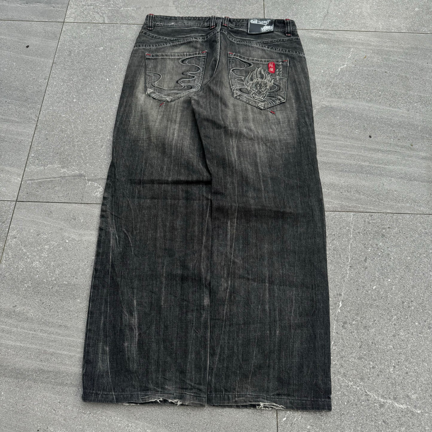 bsg dragon bootcuts - 36x33”