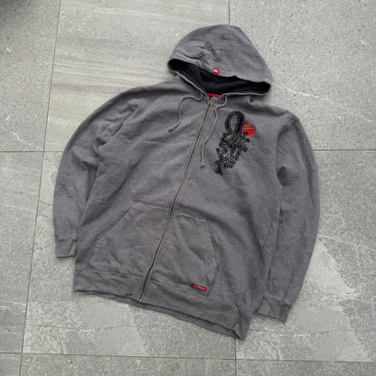 quiksilver front hit hoodie - L