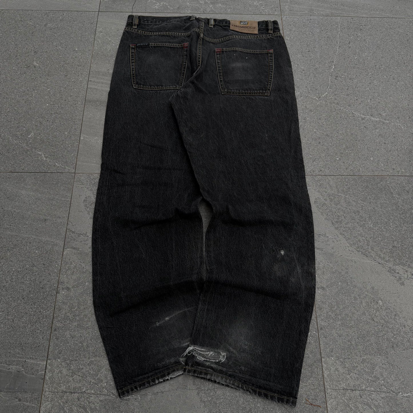 beasttt black mecca jeans - 38x33”