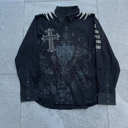 y2k button up - XL