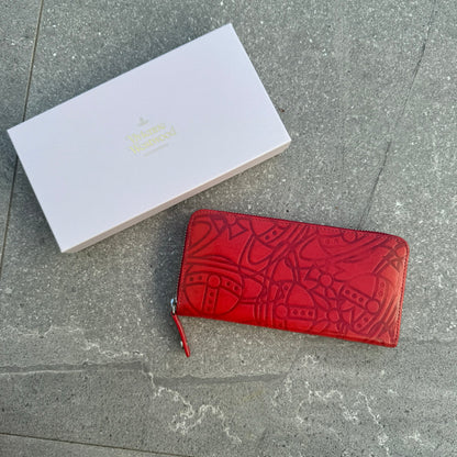 grail vivienne westwood debossed orb purse