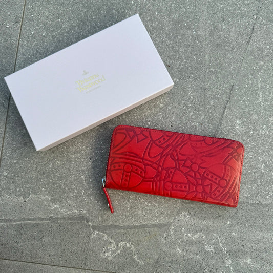 grail vivienne westwood debossed orb purse