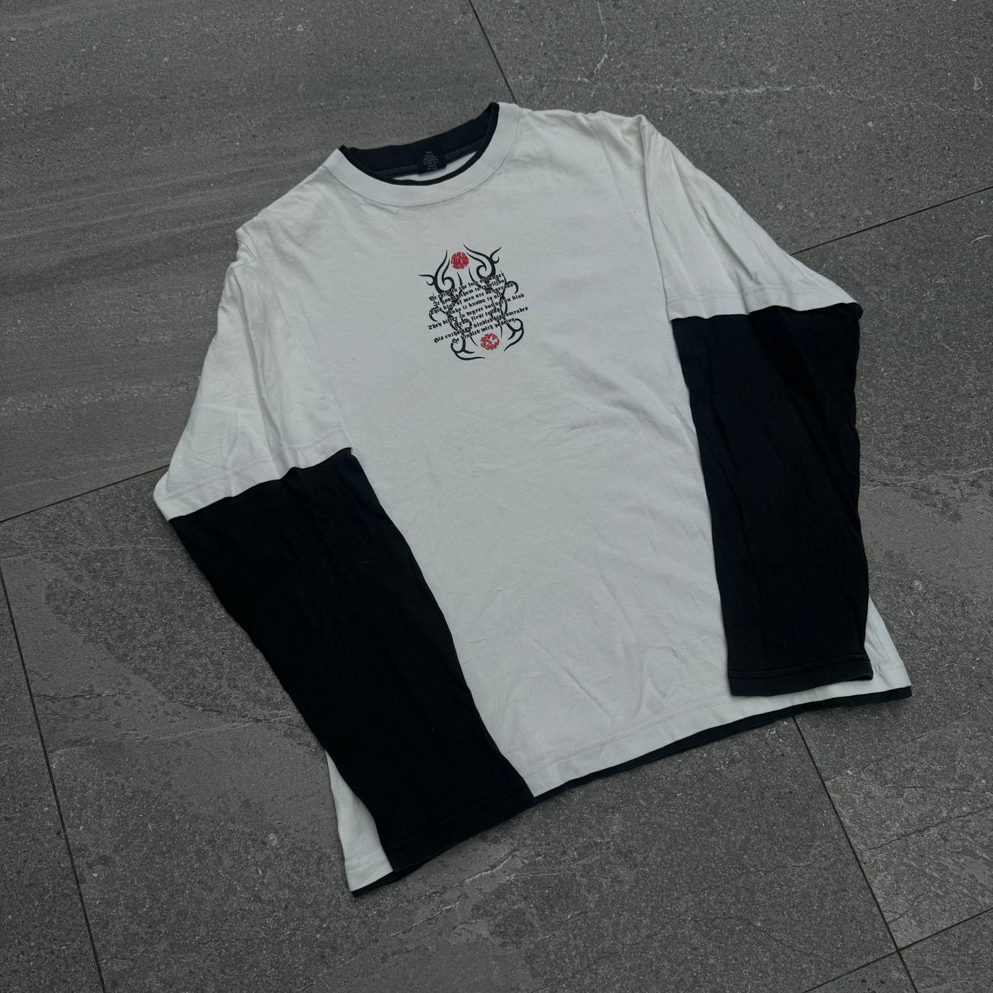 old muay thai built in longsleeve - M