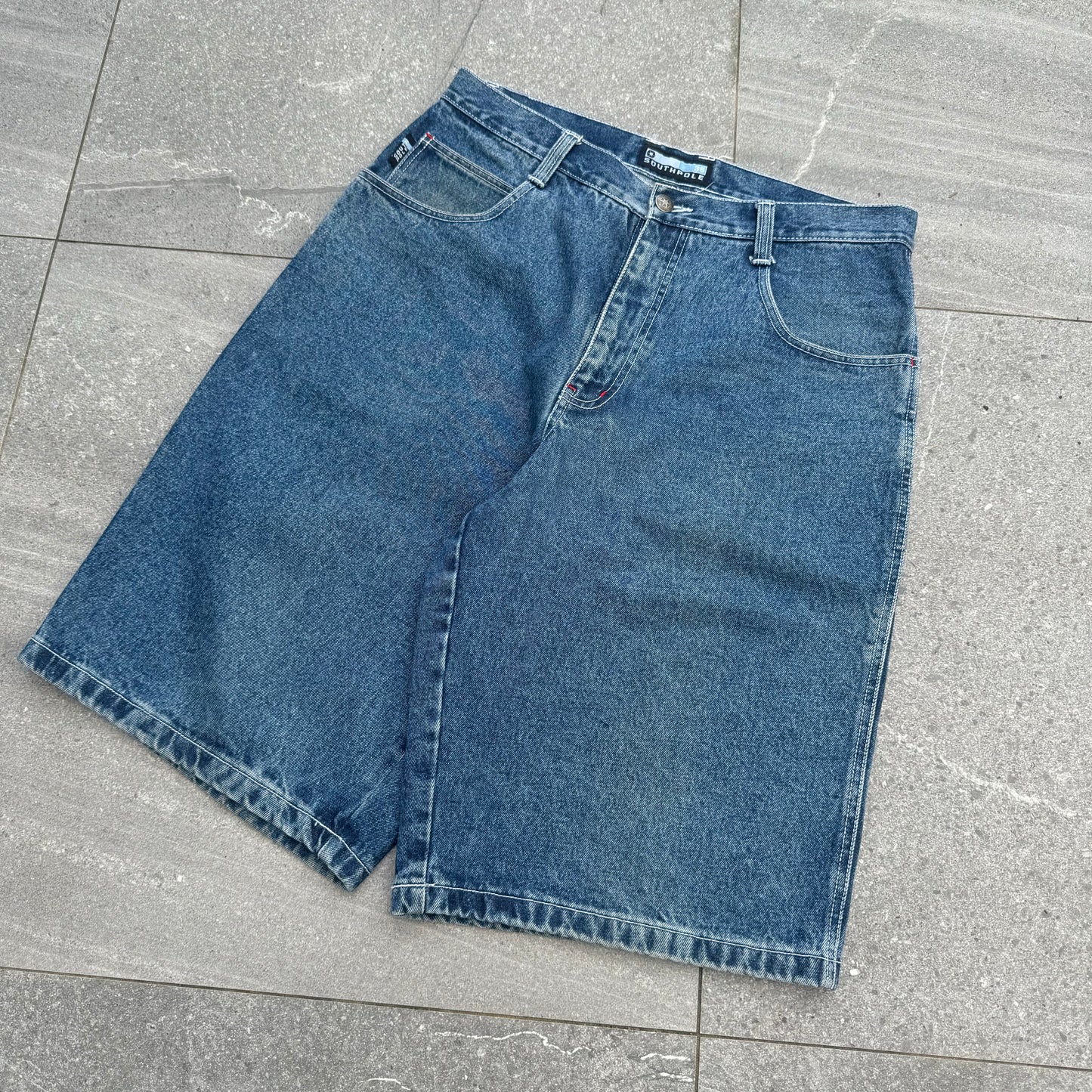PEAAAK staple southpole jorts - 36x13.5”