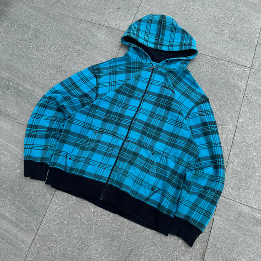 grail plaid southpole hoodie - XL