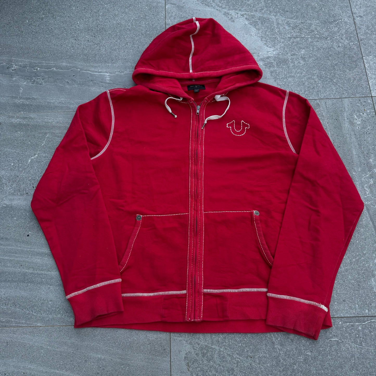 GRAIL red truey hoodie - XL