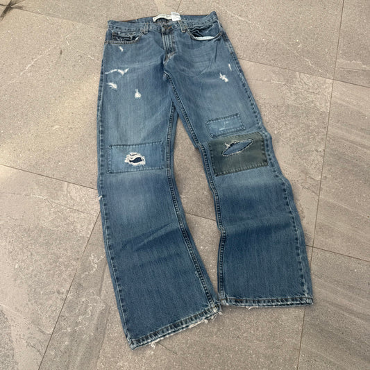 levi’s patchwork bootcuts - 32x34”