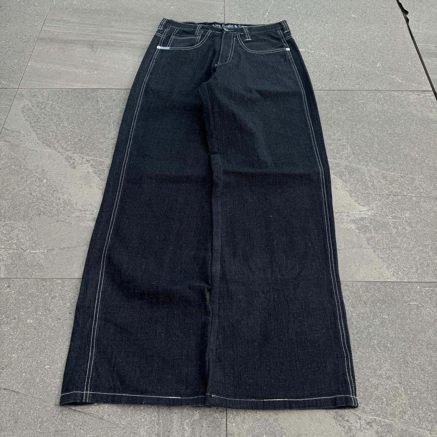 FLOOOODED 5IVE JUNGLE JEANS SO PHAT - 33x34”