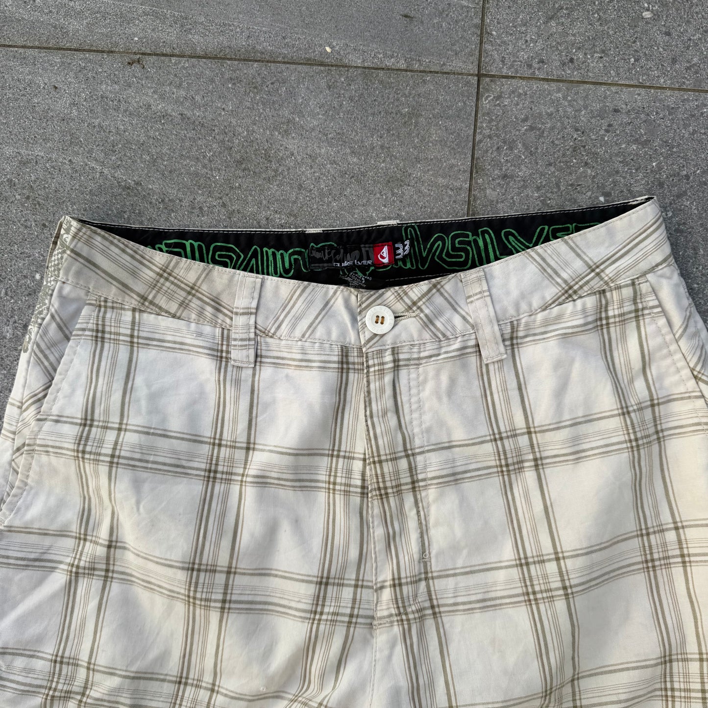 GOATED quiksilver plaids - 33”