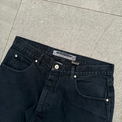 anchor blue ‘wide leg’ jeans - 34x33”
