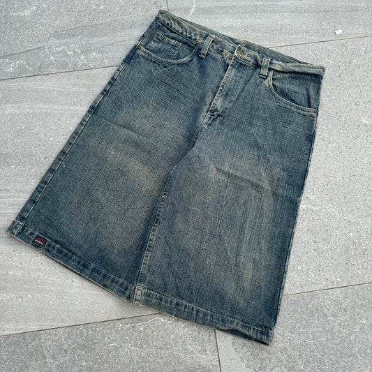 tuffff oneill greenwash jorts - 36x14.5”