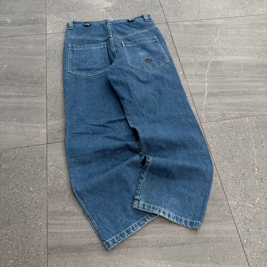 tribal hit barrel roll USA jeans - 34x30”