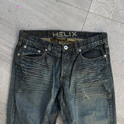 goated helix bootcuts - 36x34”