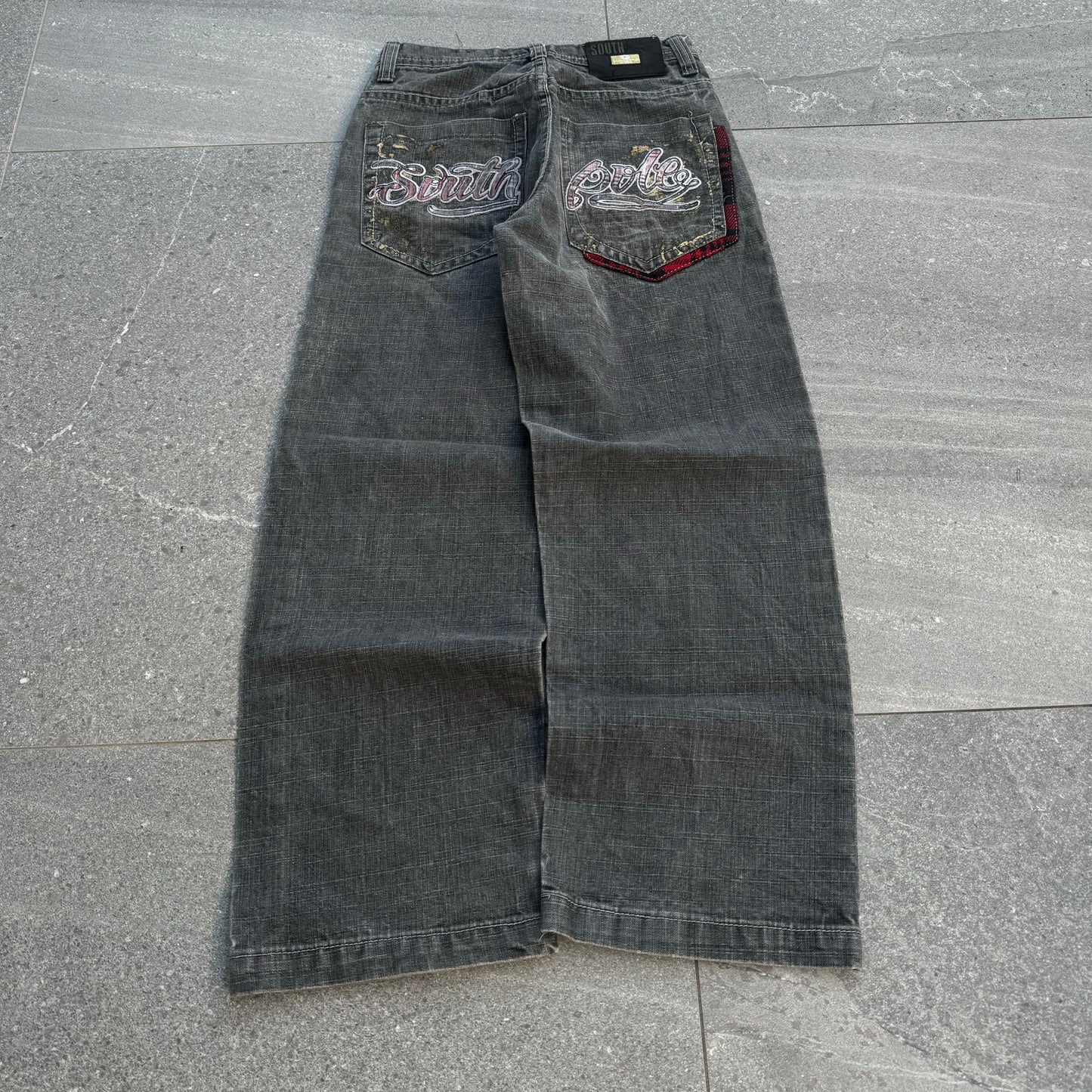 smol size southpole plaid grails - 26x26”