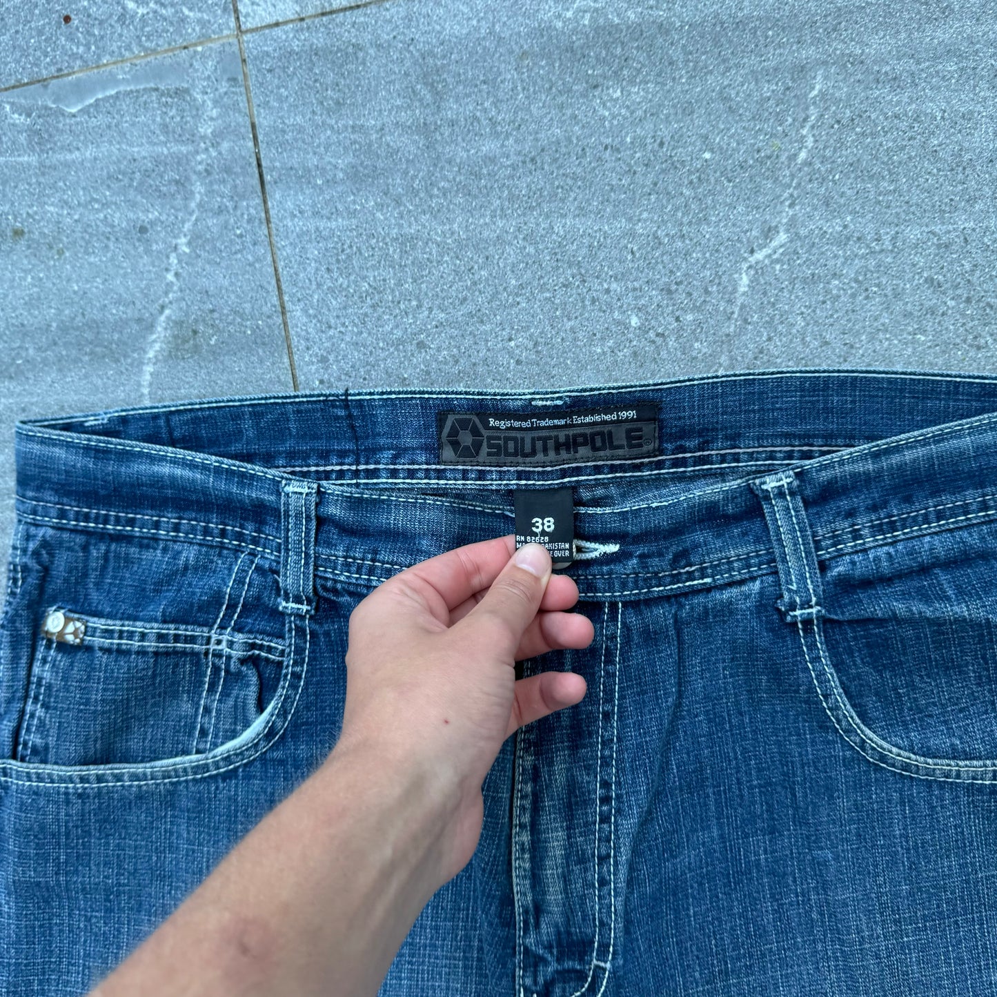 super sexy southpole jorts - 38x14.5”