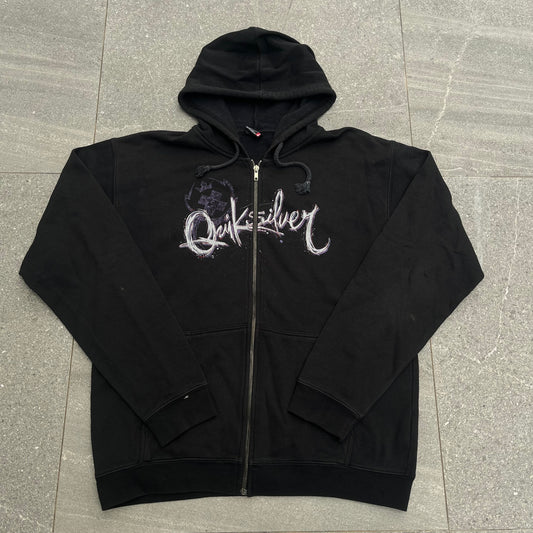 quiksilver spellout zip - M