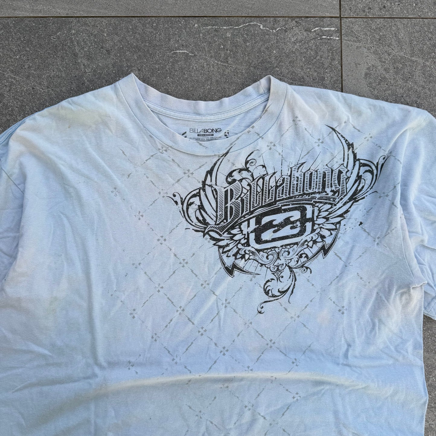 baby blue billy tee - XXL