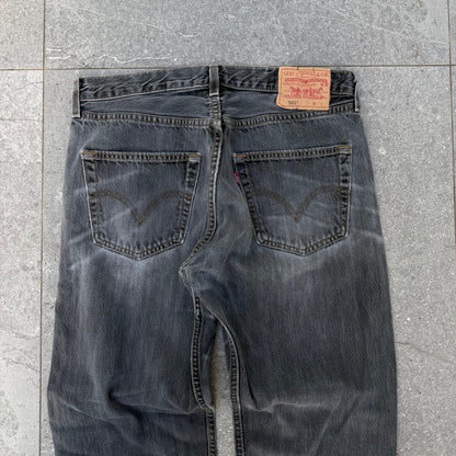 wooooaw black 501s - 32x29”