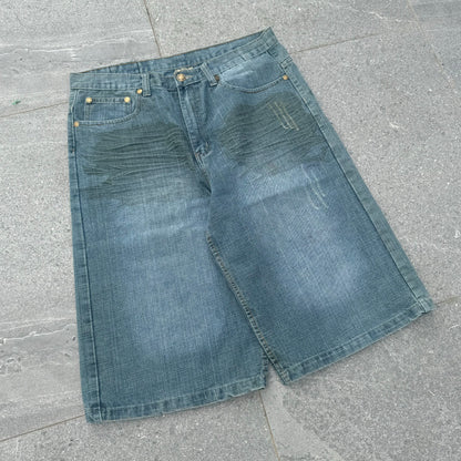 indigo30 jorts - 36x14”