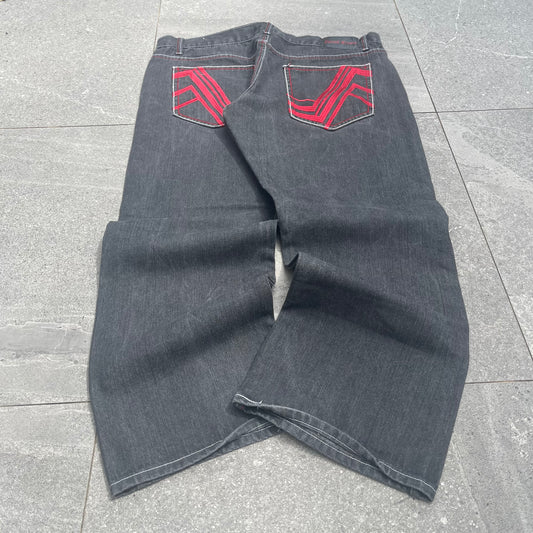 red stitched sacred crowns - 42x30”