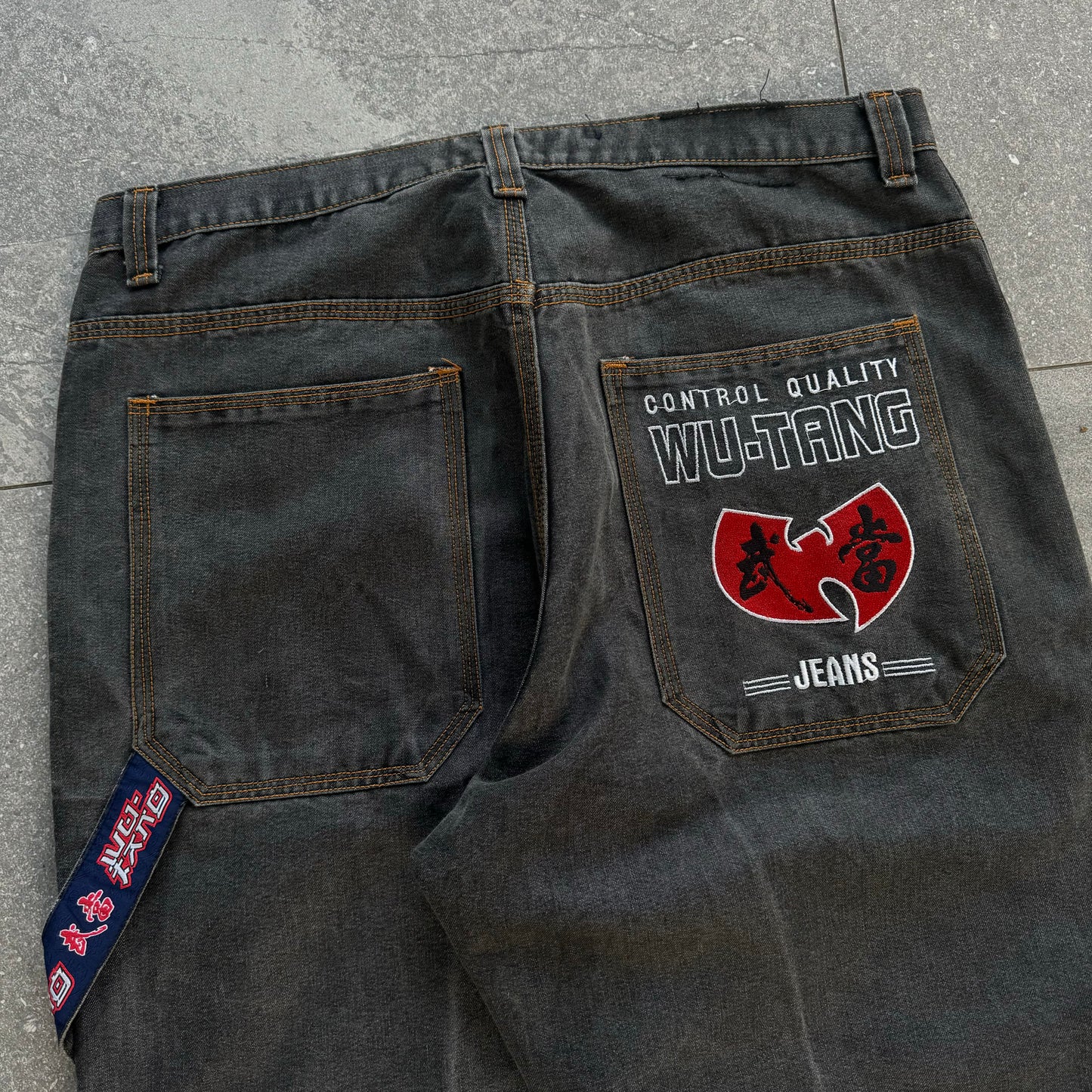 god tier wutang jeans - 38x33”