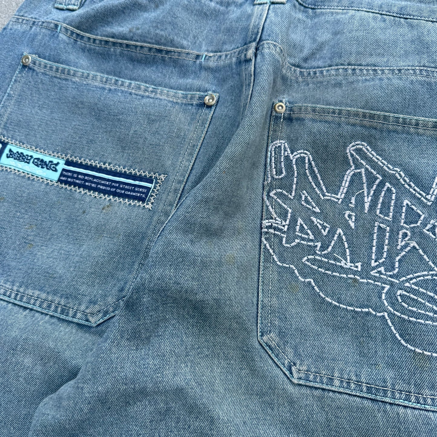 bobbygang jorts - 34x13.5”