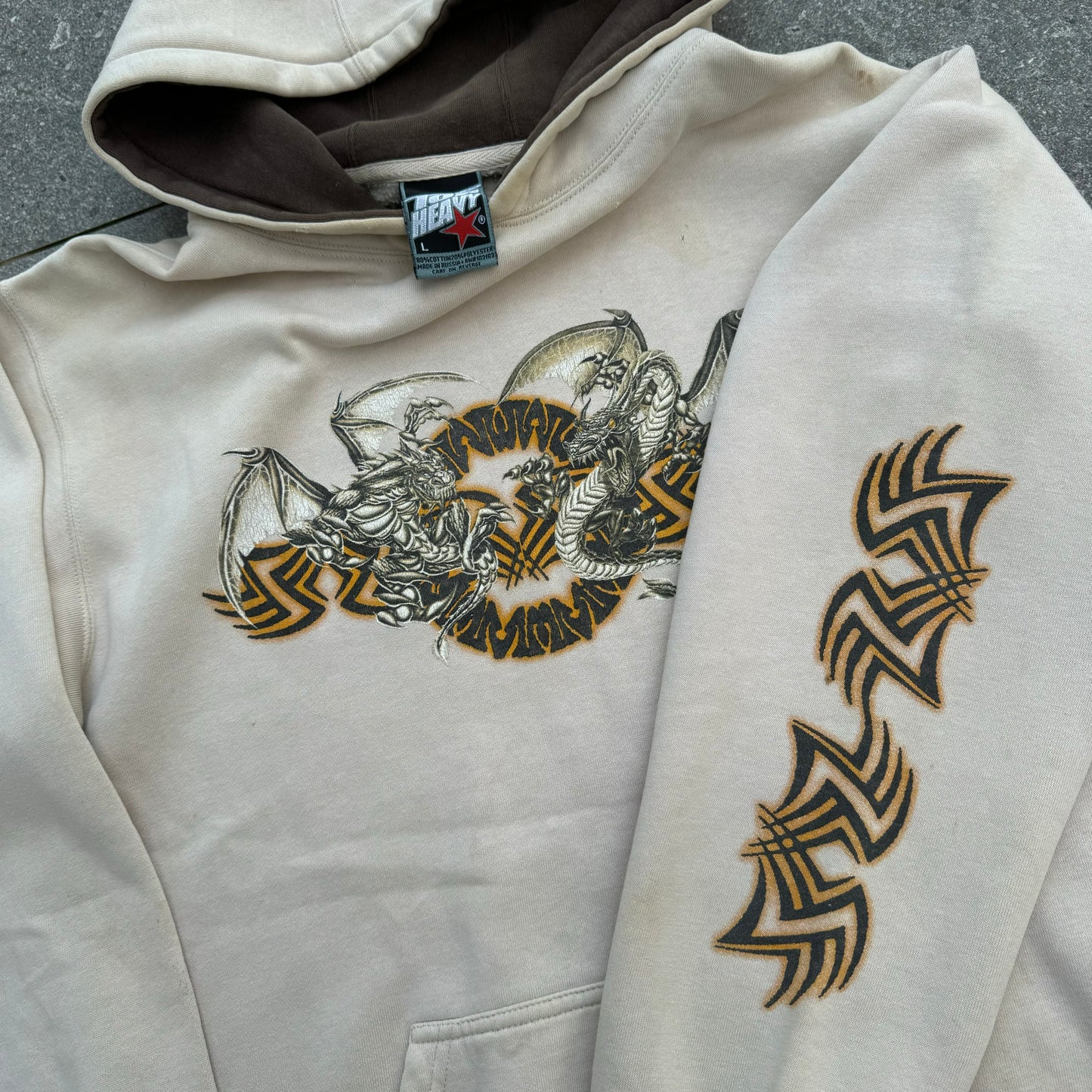 top heavy hoodie - S