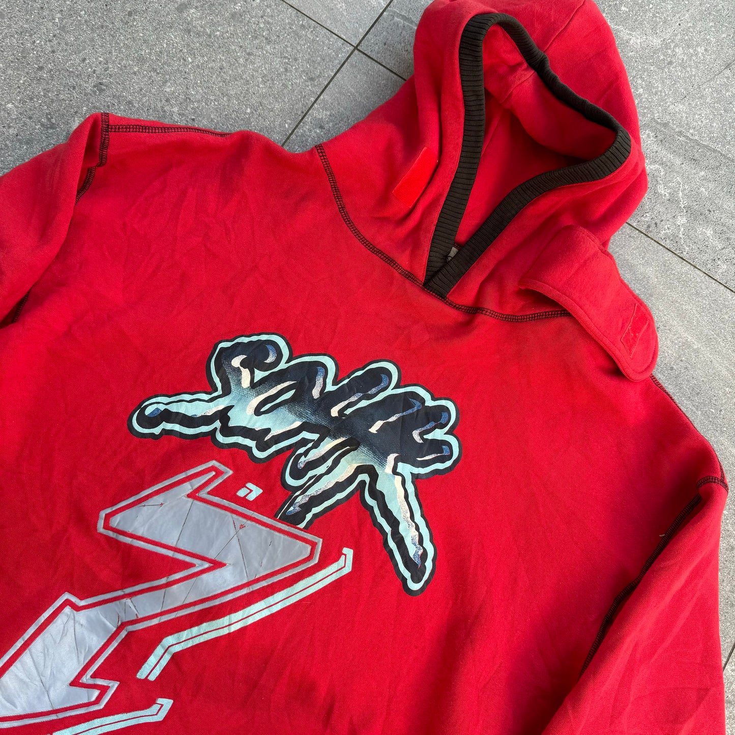 SOHK velcro balaclava hoodie (look at the pics) - XL