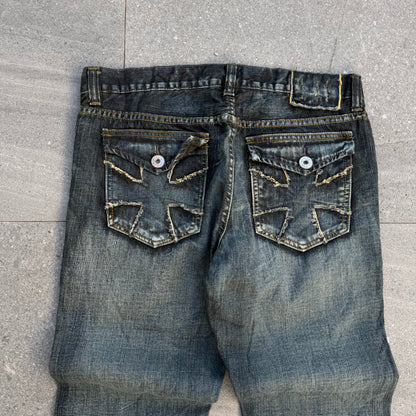 goated helix bootcuts - 36x34”