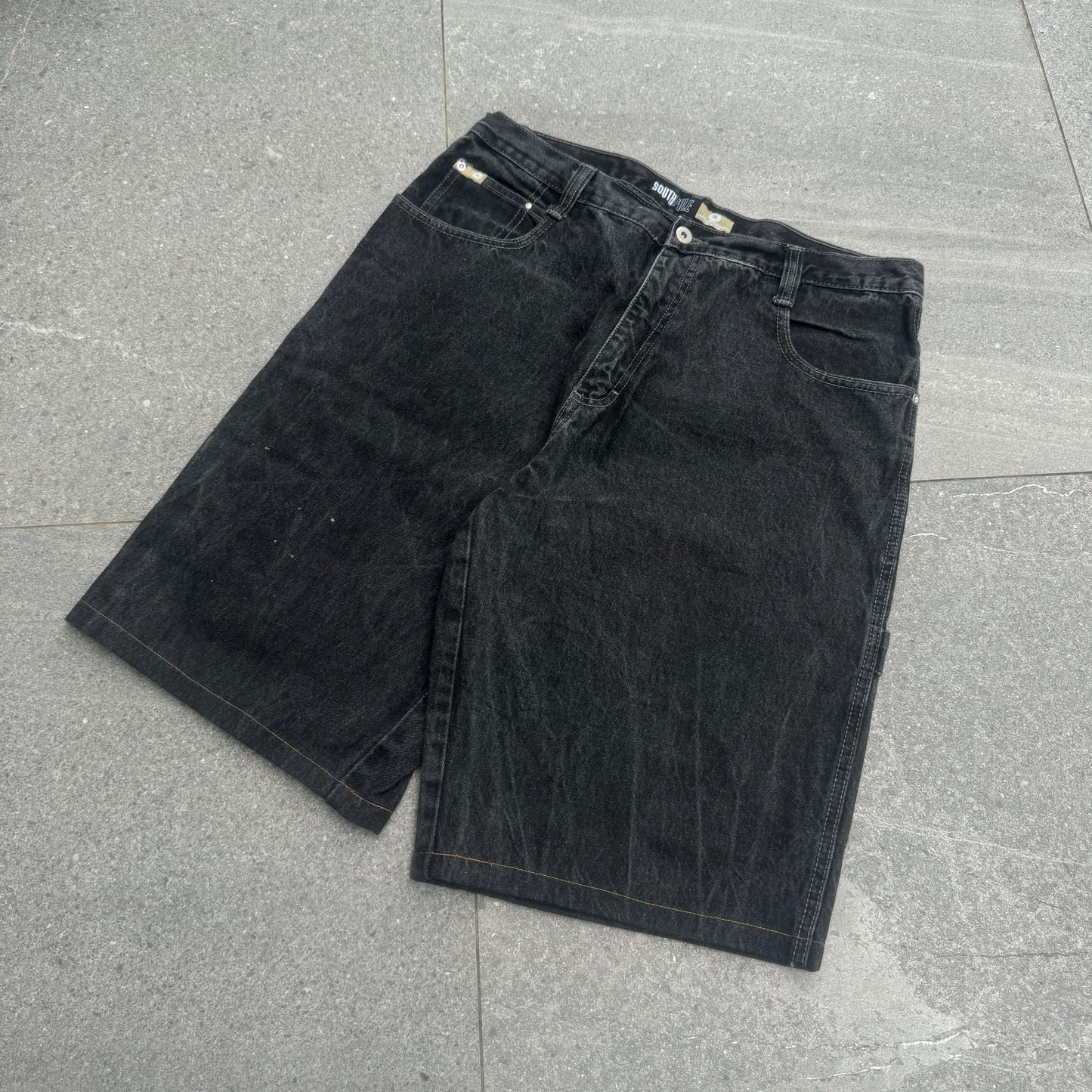 grail back hit southpole jorts - 36x13.5”