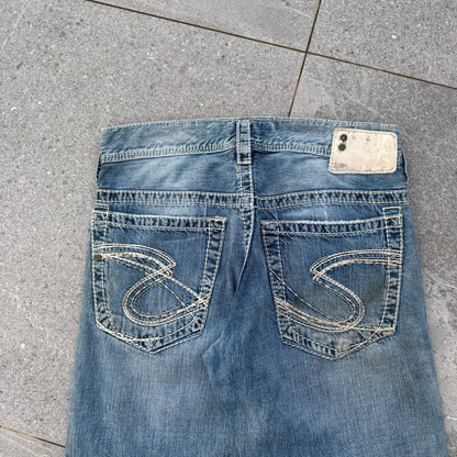 god spec silver bootcuts - 32x32”