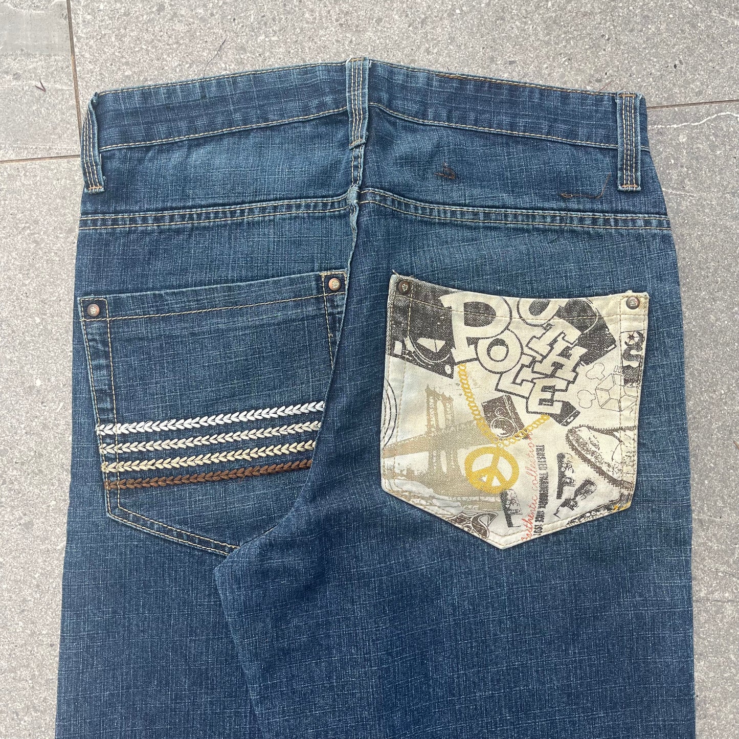 gangster asf southpoles - 34x30”