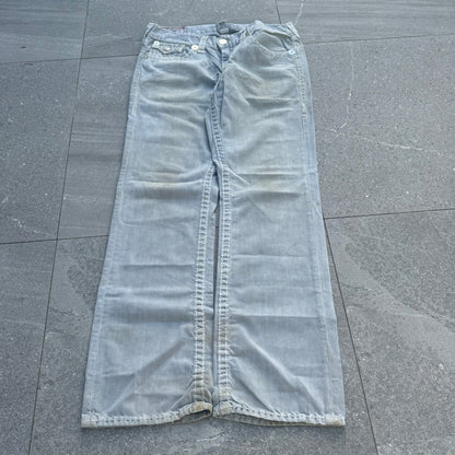 light grey truey bootcut - 34x33”