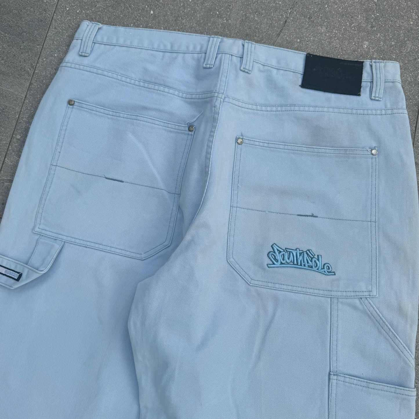 RARE light blue graffiti carpenter southpoles - 40x32”