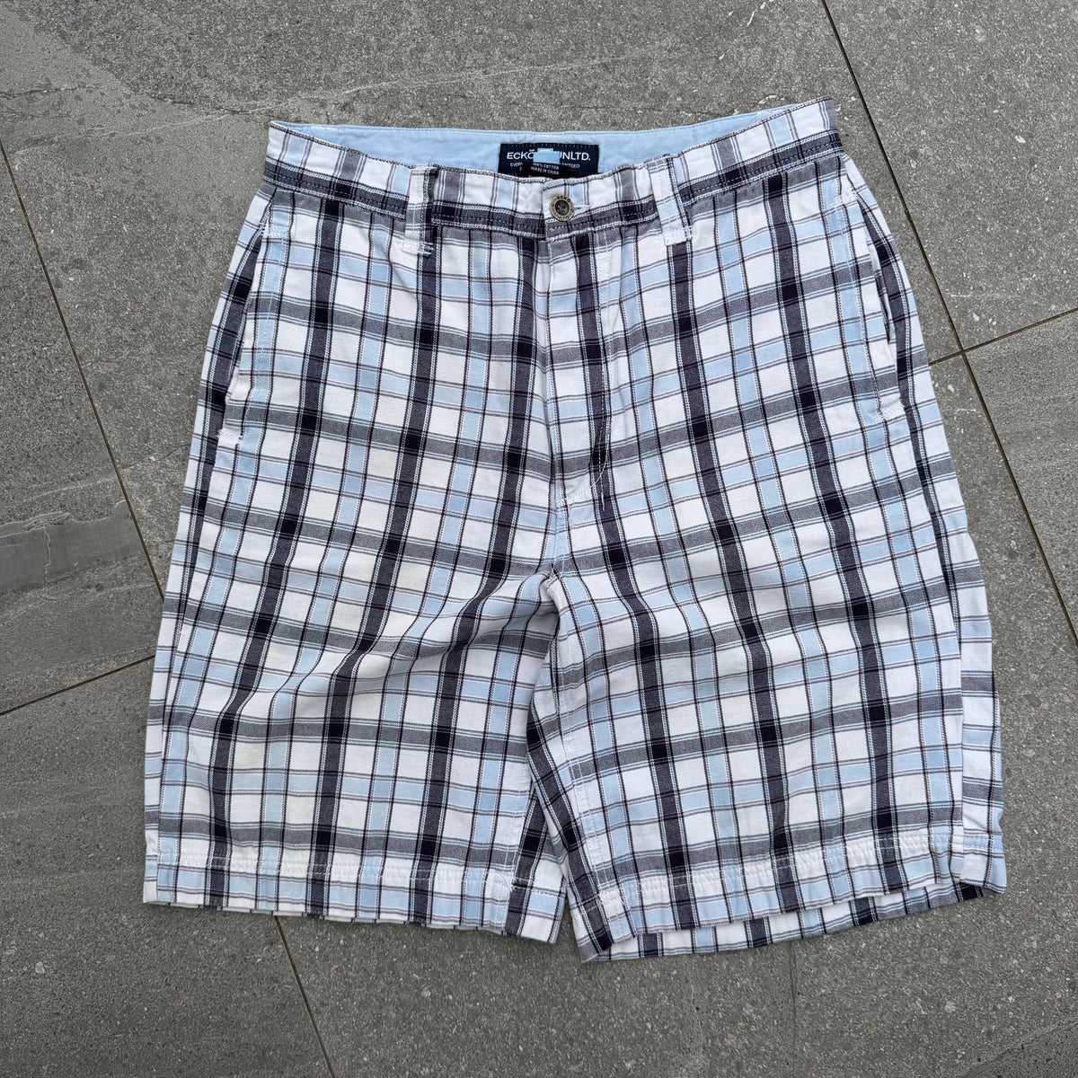 baggy ecko plaids - 32”