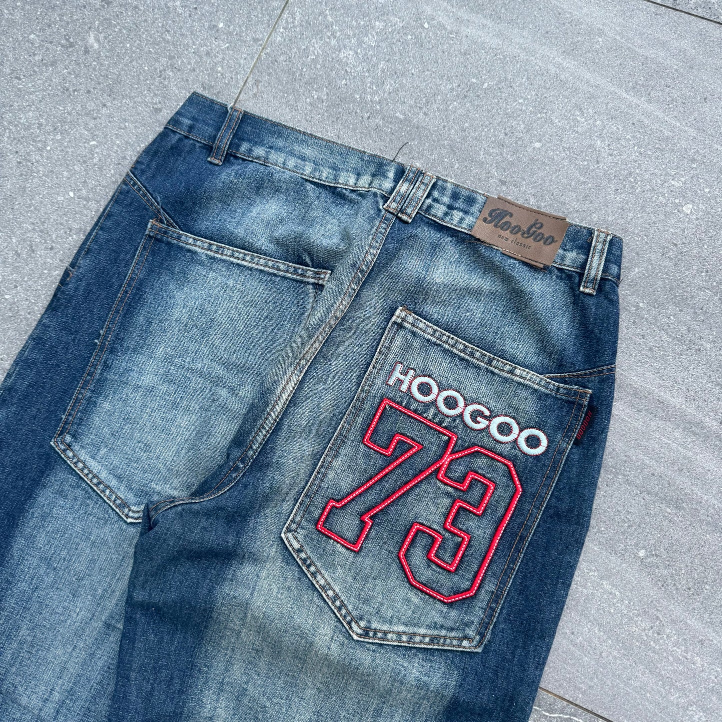 insane hoo jeans - hardest wash - 34x30”