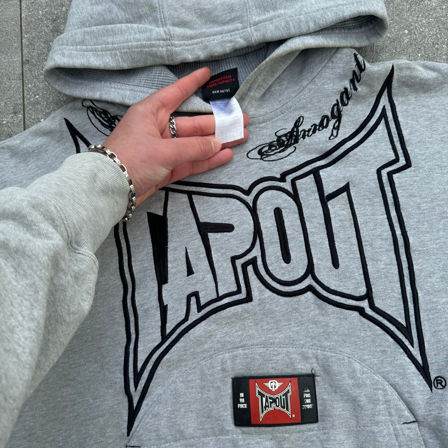 tapout hoodie - S