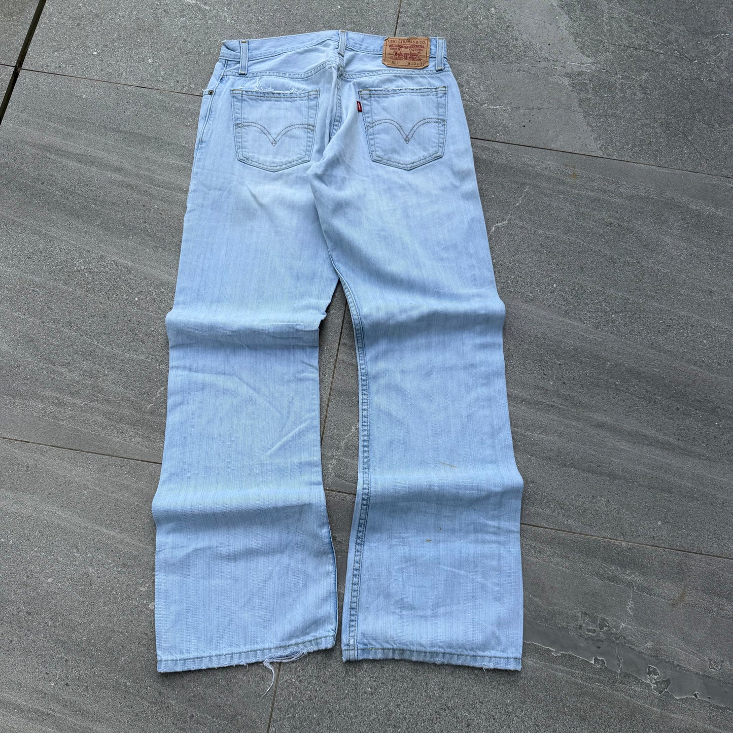 the perfect ice fade bootcuts - 30x32”