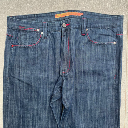 indigo red jeans - 40x32”