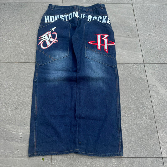 NBA rockets ahh jeans - 38x32”
