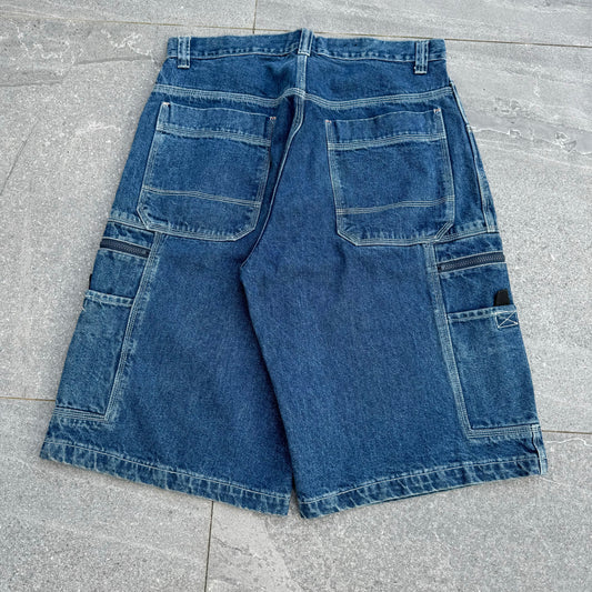 crazy no boundaries jorts - 34”