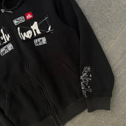 2000s quikky hoodie - S